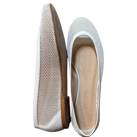 M. Gemi The Contessa Women’s Mesh Ballet Flat Shoe Size 40 IT (US 9-9.5) White - Picture 8 of 10